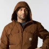 Chaqueta deportiva aislante Bartlett de lona lavada para hombre