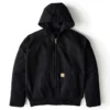 Chaqueta deportiva aislante de lona lavada para hombre