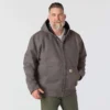 Chaqueta deportiva aislante de lona lavada para hombre