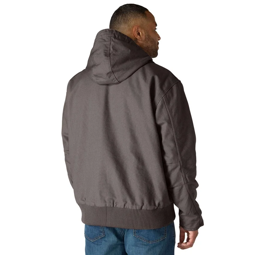 Chaqueta deportiva aislante de lona lavada para hombre
