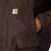 Chaqueta deportiva aislante de lona lavada para hombre