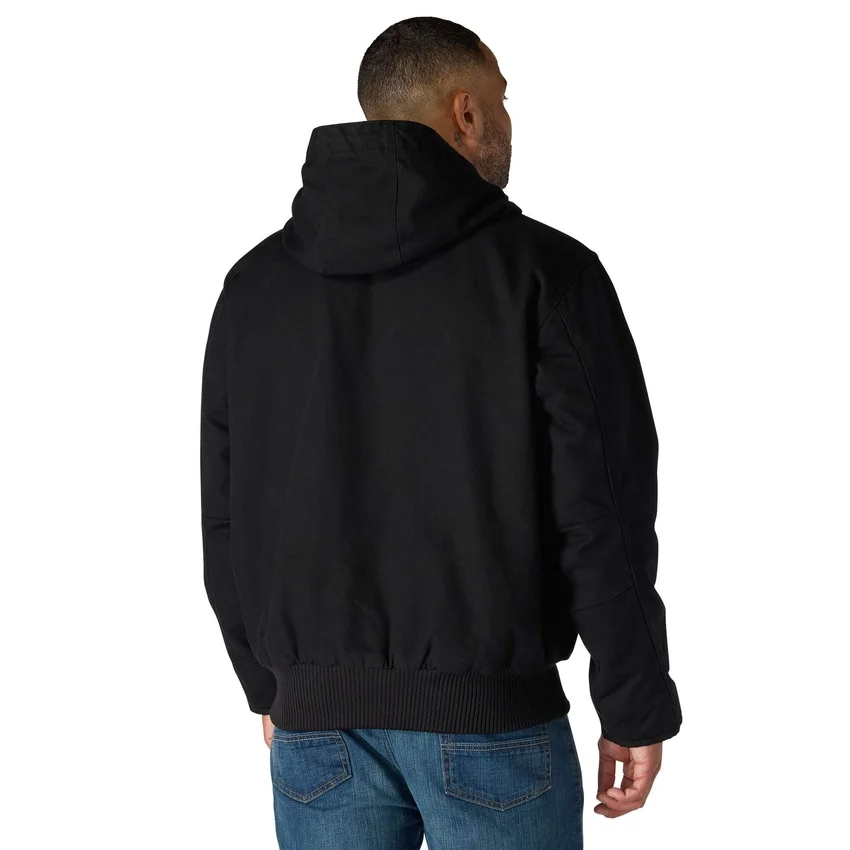 Chaqueta deportiva aislante de lona lavada para hombre