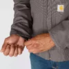 Chaqueta deportiva aislante de lona lavada para hombre