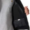 Chaqueta deportiva aislante de lona lavada para hombre