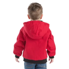 Chaqueta deportiva con capucha y aislamiento de lona para niño (bebés/niños pequeños)