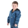 Chaqueta deportiva con capucha y aislamiento de lona para niño (bebés/niños pequeños)
