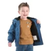 Chaqueta deportiva con capucha y aislamiento de lona para niño (bebés/niños pequeños)