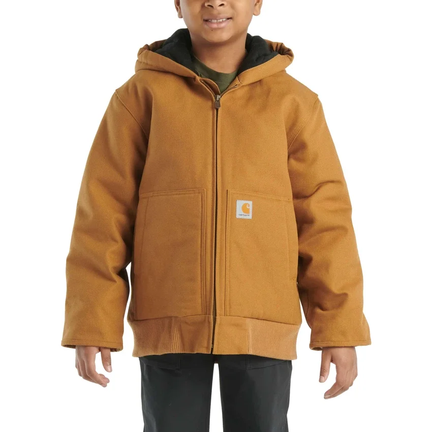 Chaqueta deportiva de franela con forro acolchado para niño (niños/jóvenes)