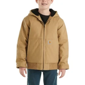 Chaqueta deportiva de franela con forro acolchado para niño (niños/jóvenes)