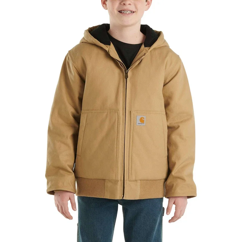 Chaqueta deportiva de franela con forro acolchado para niño (niños/jóvenes)