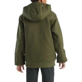 Chaqueta deportiva de franela con forro acolchado para niño (niños/jóvenes)