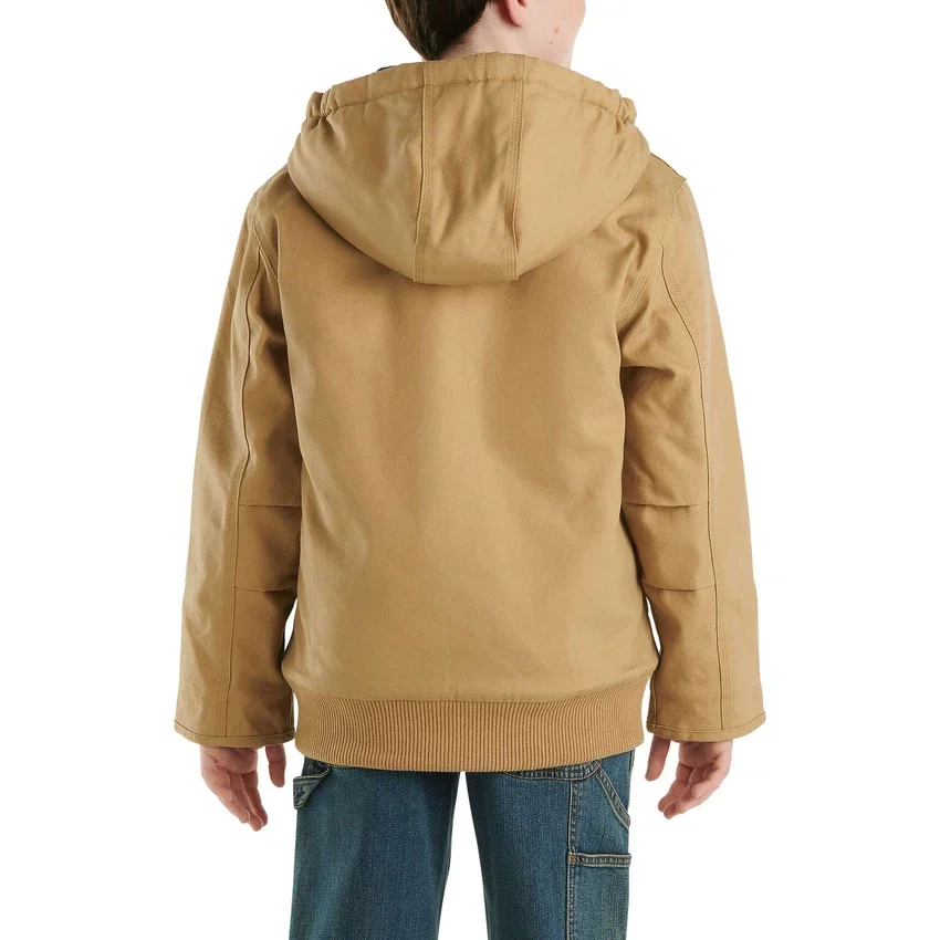 Chaqueta deportiva de franela con forro acolchado para niño (niños/jóvenes)