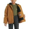 Chaqueta deportiva de franela con forro acolchado para niño (niños/jóvenes)