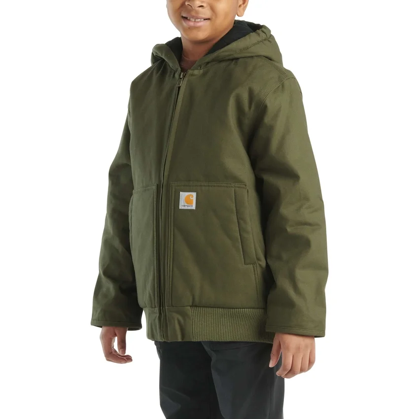 Chaqueta deportiva de franela con forro acolchado para niño (niños/jóvenes)