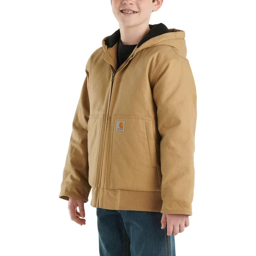 Chaqueta deportiva de franela con forro acolchado para niño (niños/jóvenes)