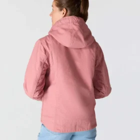 Chaqueta icónica Sierra para mujer, de lona lavada y forrada de sherpa
