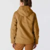 Chaqueta icónica Sierra para mujer, de lona lavada y forrada de sherpa