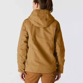 Chaqueta icónica Sierra para mujer, de lona lavada y forrada de sherpa