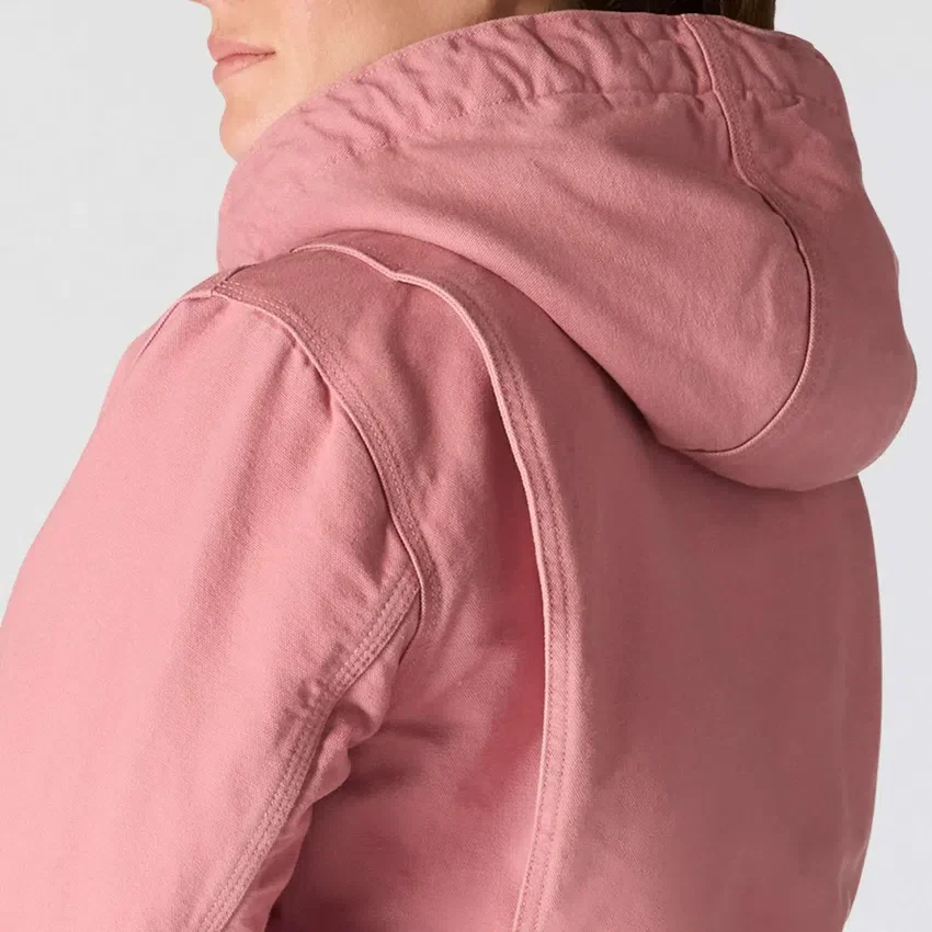 Chaqueta icónica Sierra para mujer, de lona lavada y forrada de sherpa