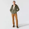 Chaqueta icónica Sierra para mujer, de lona lavada y forrada de sherpa