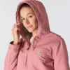 Chaqueta icónica Sierra para mujer, de lona lavada y forrada de sherpa
