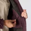 Chaqueta icónica Sierra para mujer, de lona lavada y forrada de sherpa