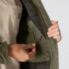 Chaqueta icónica Sierra para mujer, de lona lavada y forrada de sherpa