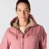Chaqueta icónica Sierra para mujer, de lona lavada y forrada de sherpa