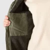 Chaqueta icónica Sierra para mujer, de lona lavada y forrada de sherpa