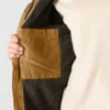 Chaqueta icónica Sierra para mujer, de lona lavada y forrada de sherpa