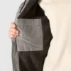 Chaqueta icónica Sierra para mujer, de lona lavada y forrada de sherpa