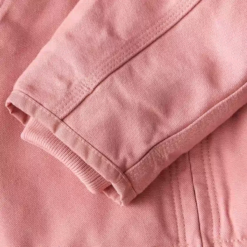 Chaqueta icónica Sierra para mujer, de lona lavada y forrada de sherpa