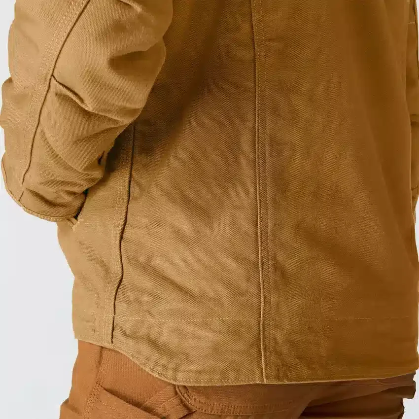 Chaqueta icónica Sierra para mujer, de lona lavada y forrada de sherpa