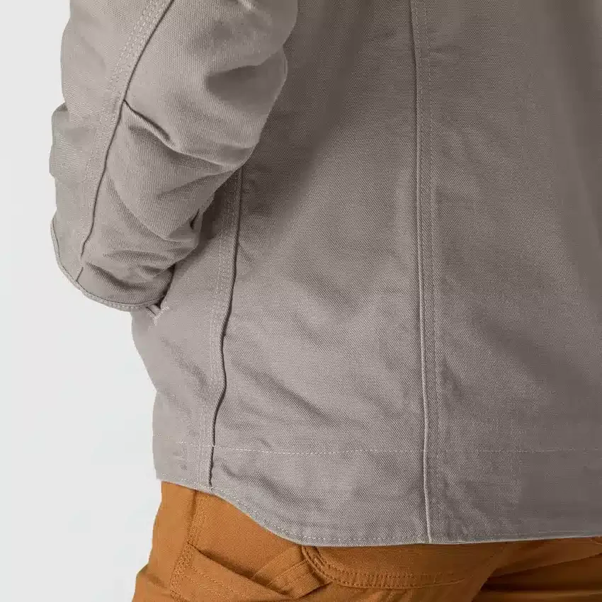 Chaqueta icónica Sierra para mujer, de lona lavada y forrada de sherpa