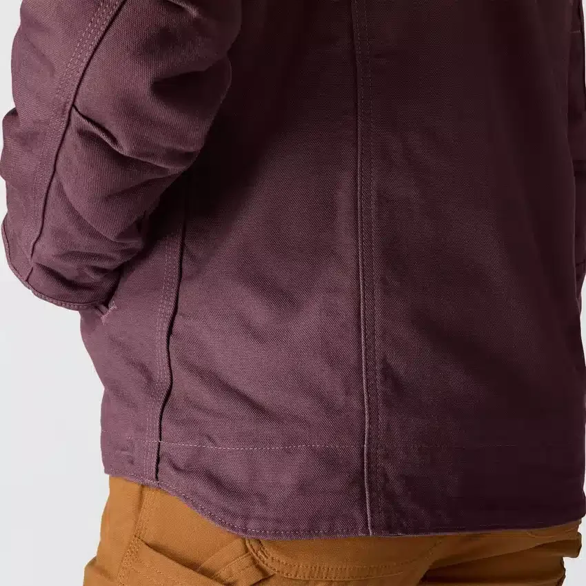 Chaqueta icónica Sierra para mujer, de lona lavada y forrada de sherpa