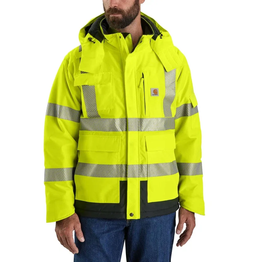 Chaqueta impermeable aislante Sherwood de alta visibilidad clase 3 para hombre: Chaqueta Rain Defender