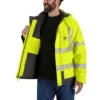 Chaqueta impermeable aislante Sherwood de alta visibilidad clase 3 para hombre: Chaqueta Rain Defender