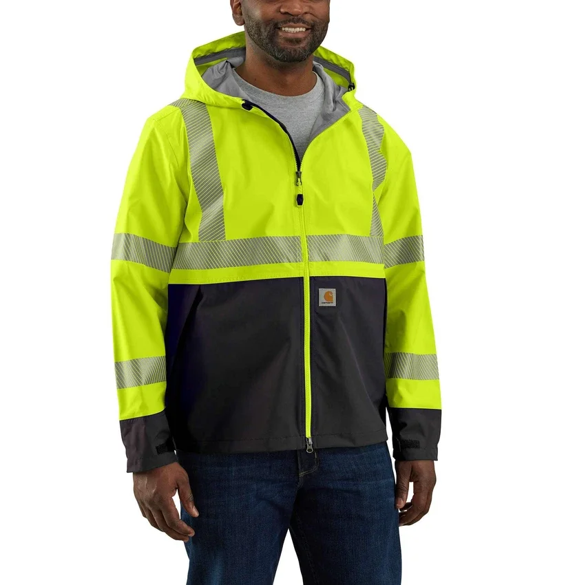 Chaqueta impermeable de alta visibilidad Clase 3 para hombre Portsmouth: Chaqueta Storm Defender