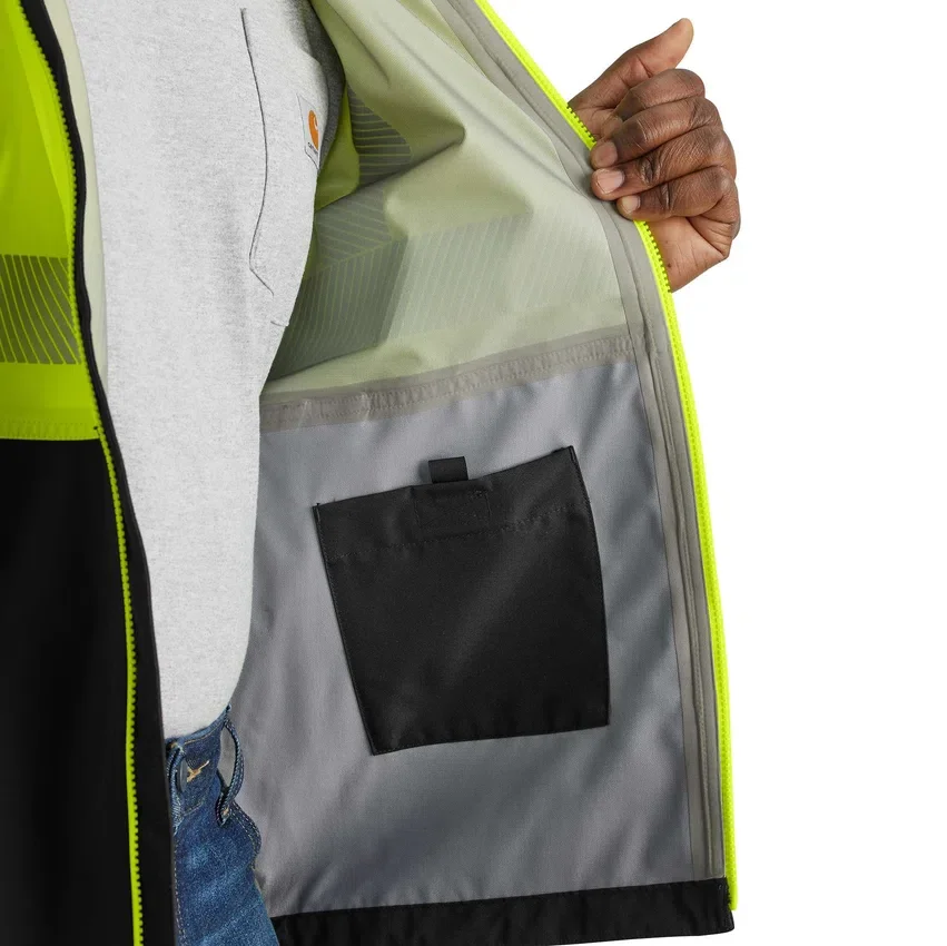 Chaqueta impermeable de alta visibilidad Clase 3 para hombre Portsmouth: Chaqueta Storm Defender