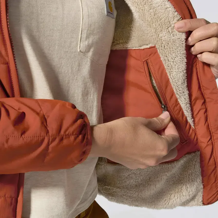 Chaqueta ligera para mujer Rockford, con forro de sherpa, aislante y resistente al agua - Chaqueta Rain Defender
