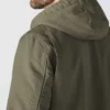 Chaqueta para hombre Sierra de lona lavada con forro de sherpa
