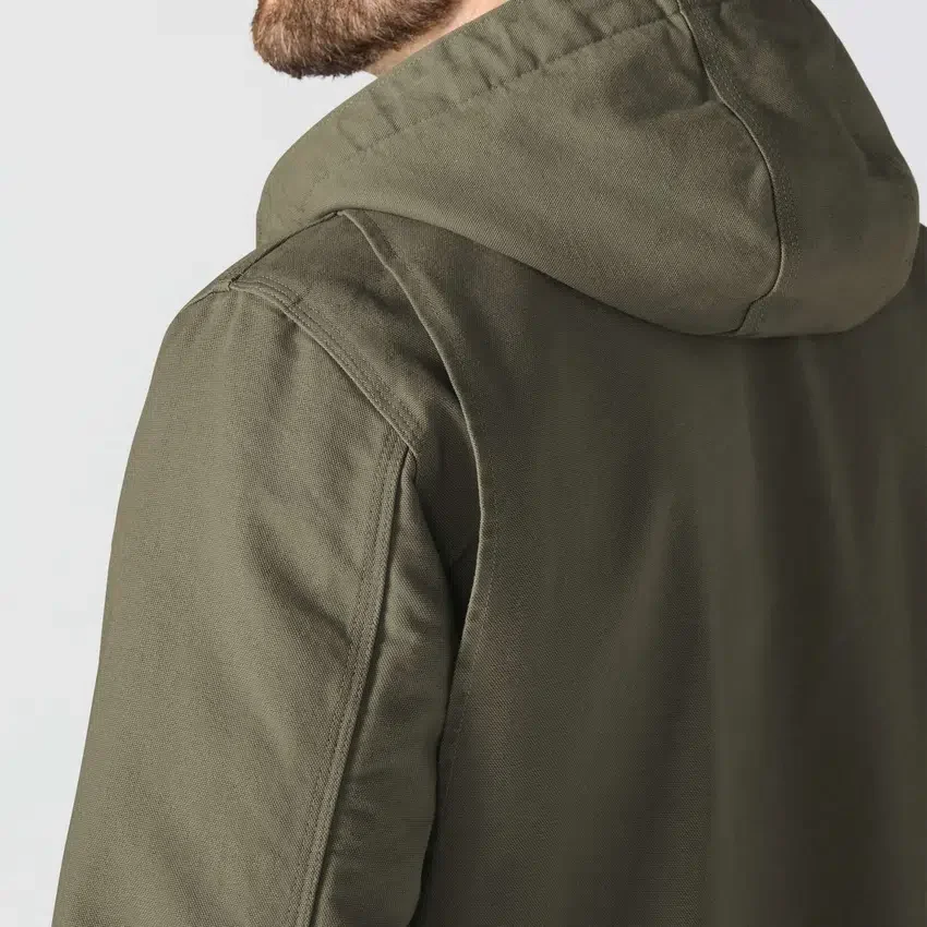 Chaqueta para hombre Sierra de lona lavada con forro de sherpa