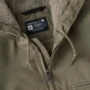 Chaqueta para hombre Sierra de lona lavada con forro de sherpa