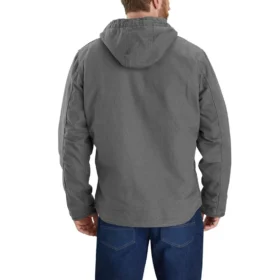 Chaqueta para hombre Sierra de lona lavada con forro de sherpa
