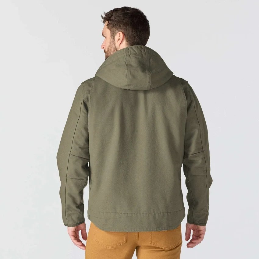 Chaqueta para hombre Sierra de lona lavada con forro de sherpa