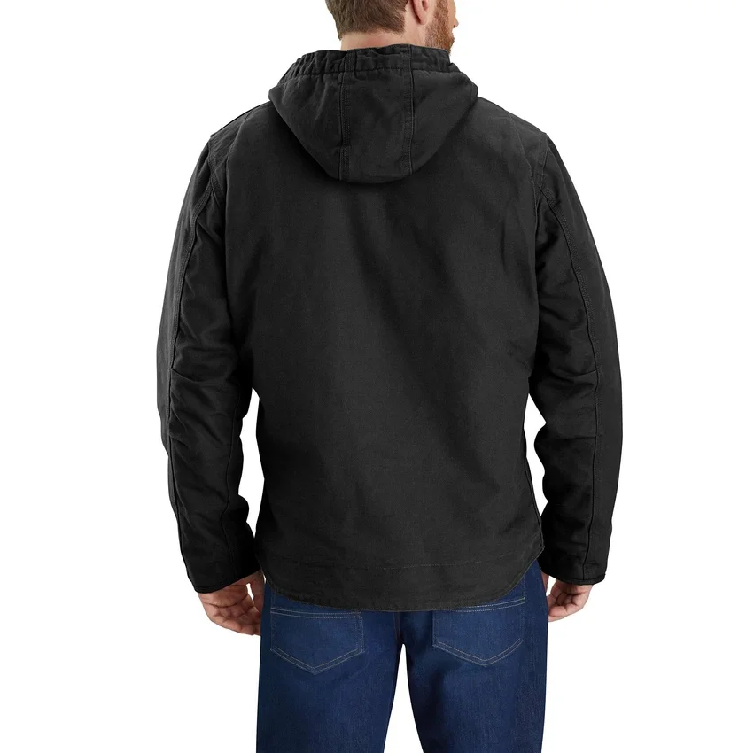 Chaqueta para hombre Sierra de lona lavada con forro de sherpa