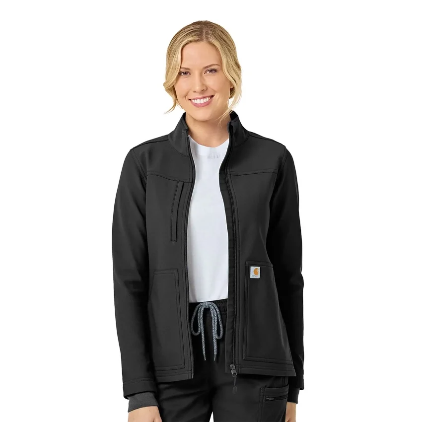 Chaqueta quirúrgica de forro polar laminado Rugged Flex® Peak para mujer