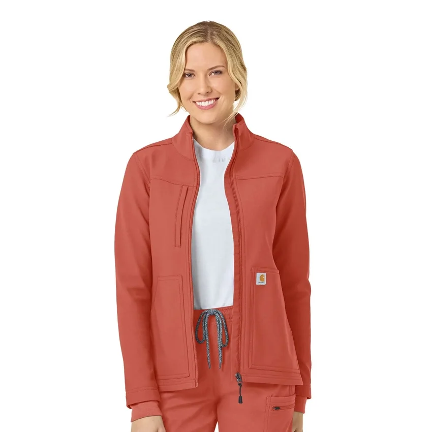Chaqueta quirúrgica de forro polar laminado Rugged Flex® Peak para mujer