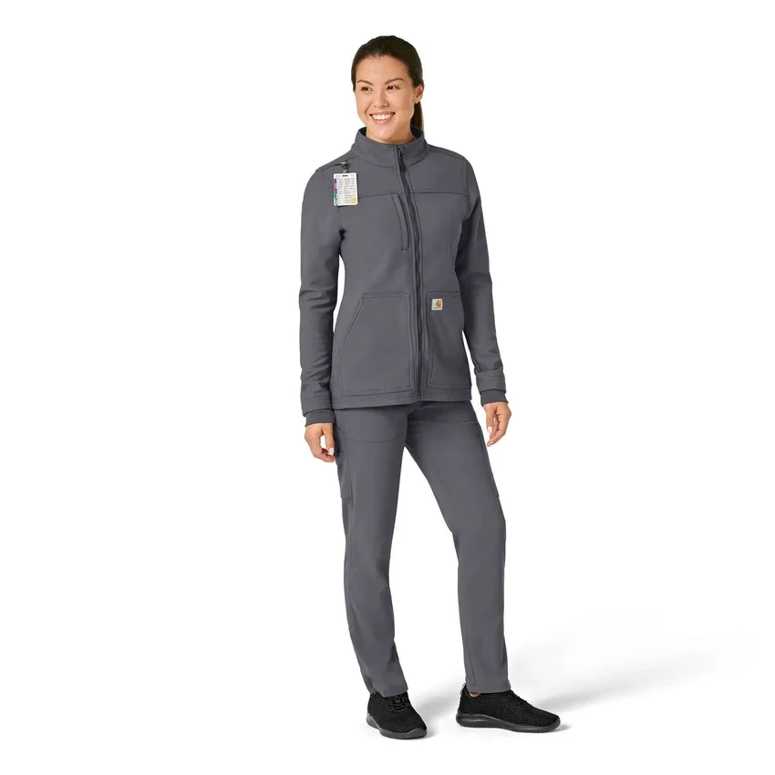 Chaqueta quirúrgica de forro polar laminado Rugged Flex® Peak para mujer