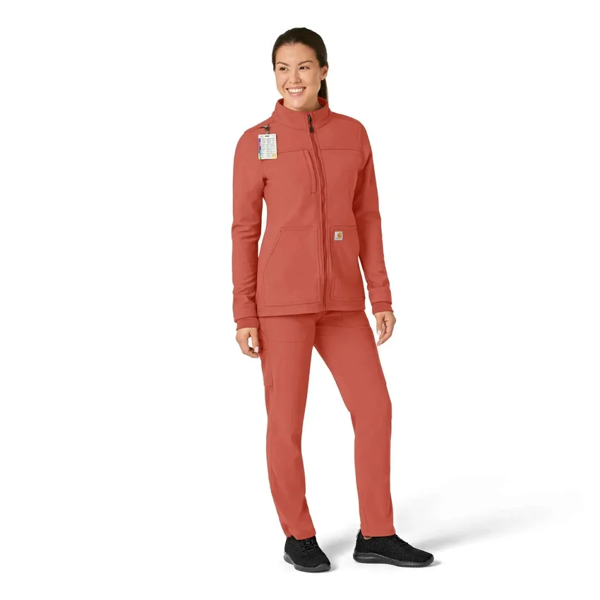 Chaqueta quirúrgica de forro polar laminado Rugged Flex® Peak para mujer